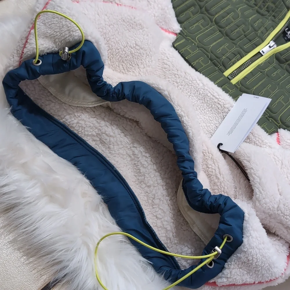 NWT UGG Iggy Sherpa Half Zip Pullover - Picture 9 of 16